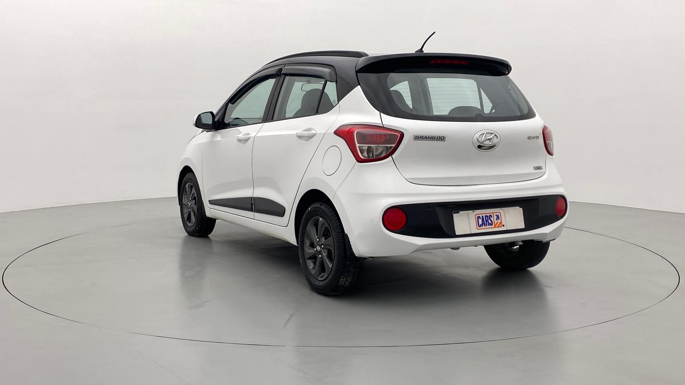 2019 Hyundai Grand i10 SPORTZ DUAL TONE 1.2 VTVT, Petrol, Manual, 43,550 km, Left Back Diagonal