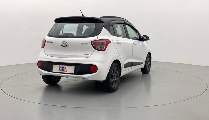 2019 Hyundai Grand i10 SPORTZ DUAL TONE 1.2 VTVT, Petrol, Manual, 43,550 km, Right Back Diagonal