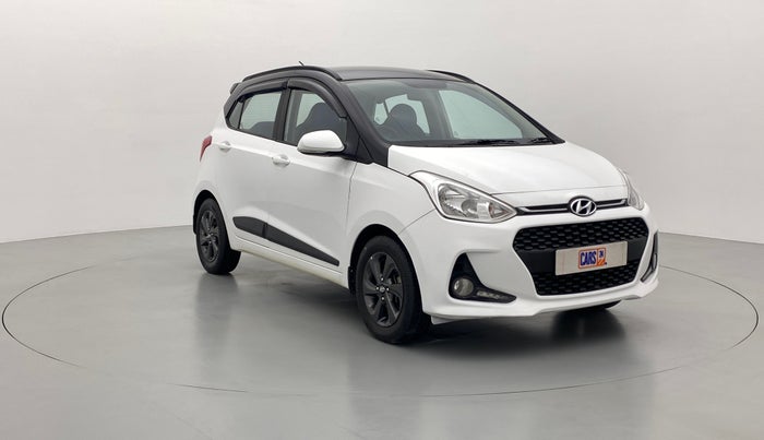 2019 Hyundai Grand i10 SPORTZ DUAL TONE 1.2 VTVT, Petrol, Manual, 43,550 km, Right Front Diagonal