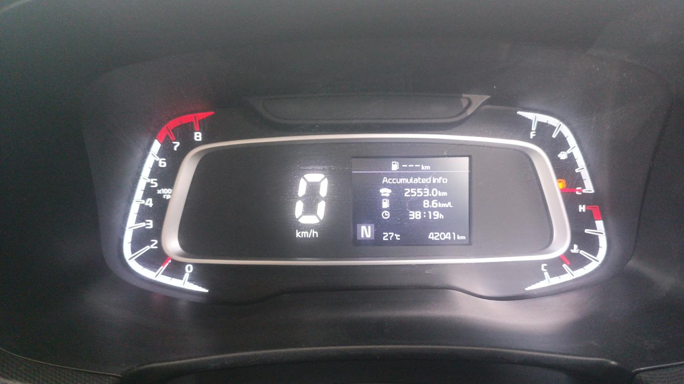 2021 KIA SONET HTX 1.0 IMT, Petrol, Manual, 42,041 km, Odometer Image