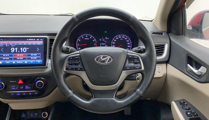 2018 Hyundai Verna 1.6 VTVT SX, Petrol, Manual, 55,913 km, Steering Wheel Close Up