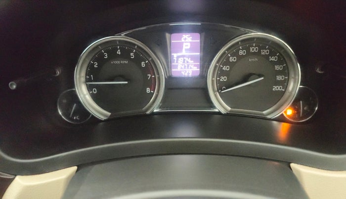 2016 Maruti Ciaz ZXI+ AT, Petrol, Automatic, 84,709 km, Odometer Image