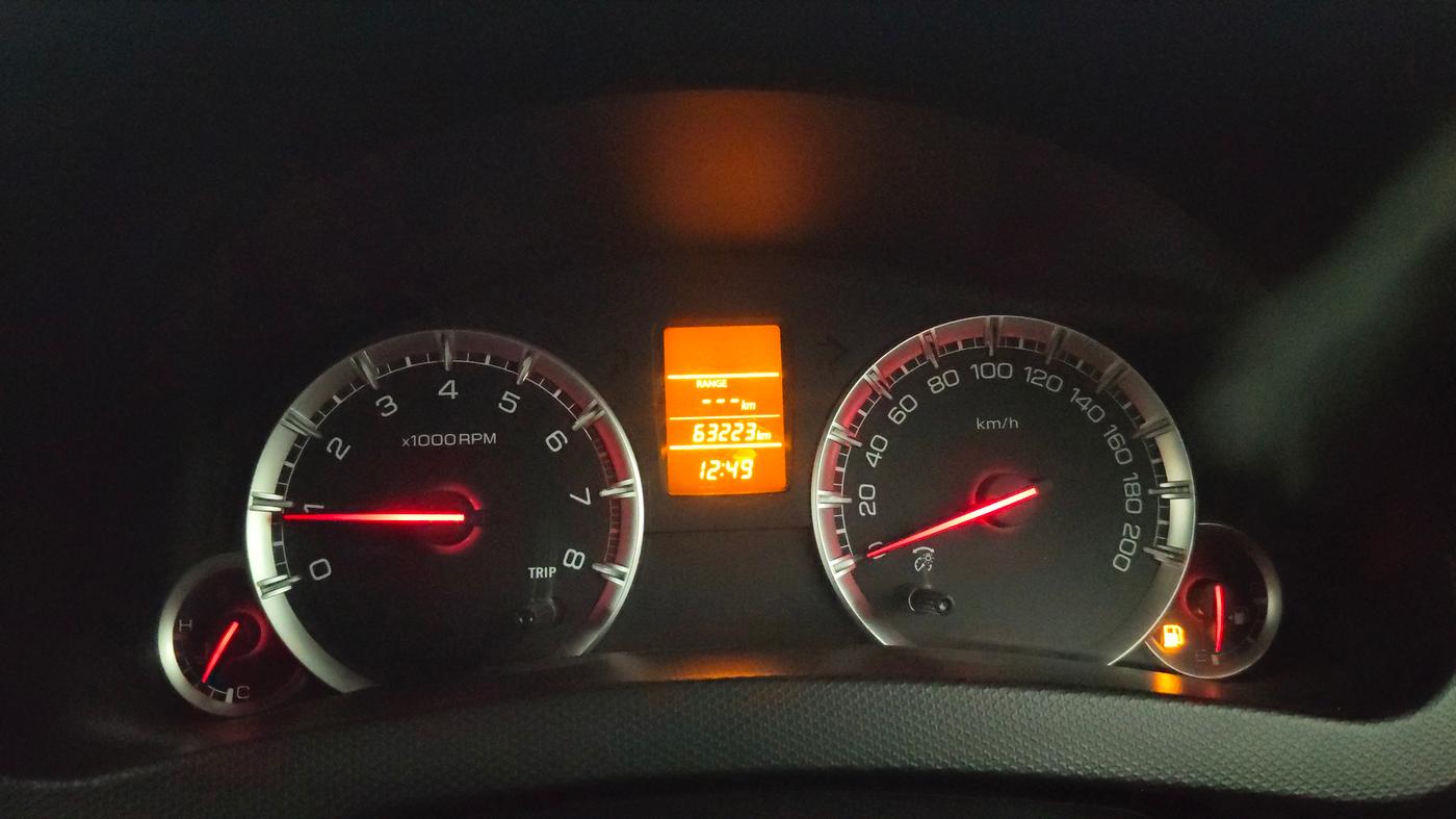 2013 Maruti Swift VXI, Petrol, Manual, 63,198 km, Odometer Image
