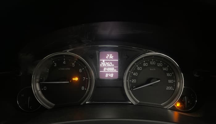 2016 Maruti Ciaz ZXI+ RS, Petrol, Manual, 84,888 km, Odometer Image