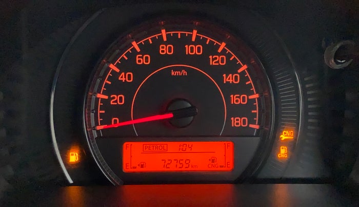 2022 Maruti New Wagon-R LXI CNG (O) 1.0, CNG, Manual, 72,759 km, Odometer Image