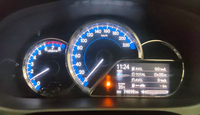 2018 Toyota YARIS V CVT, Petrol, Automatic, 74,673 km, Odometer Image
