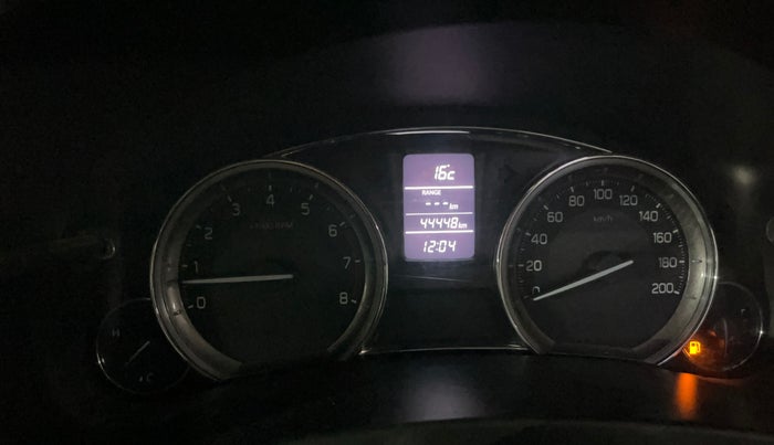2016 Maruti Ciaz ZXI+, Petrol, Manual, 44,437 km, Odometer Image