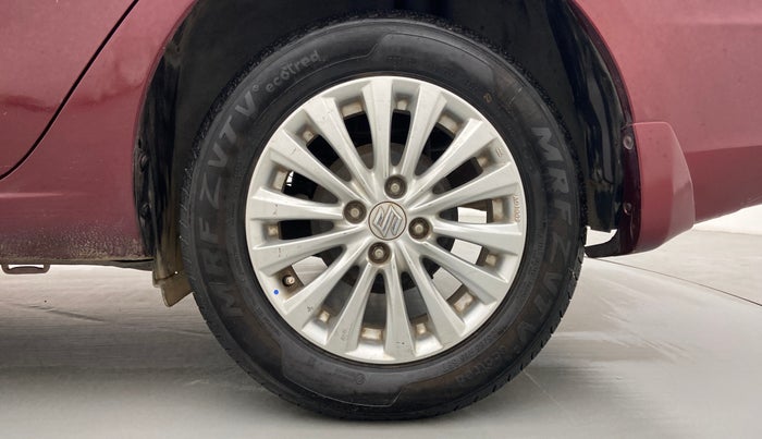 2014 Maruti Ciaz ZXI, Petrol, Manual, 51,279 km, Left Rear Wheel