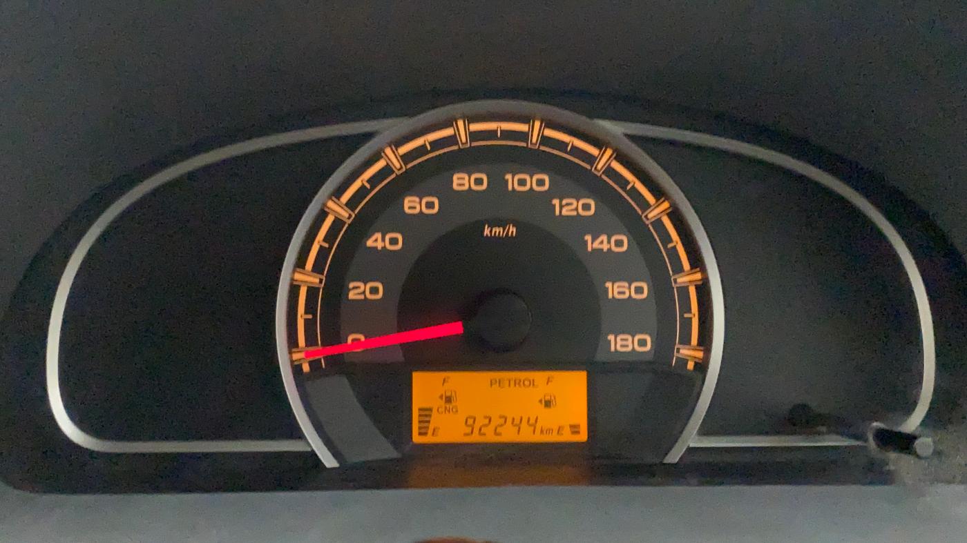 2013 Maruti Alto 800 LXI CNG, CNG, Manual, 92,442 km, Odometer Image