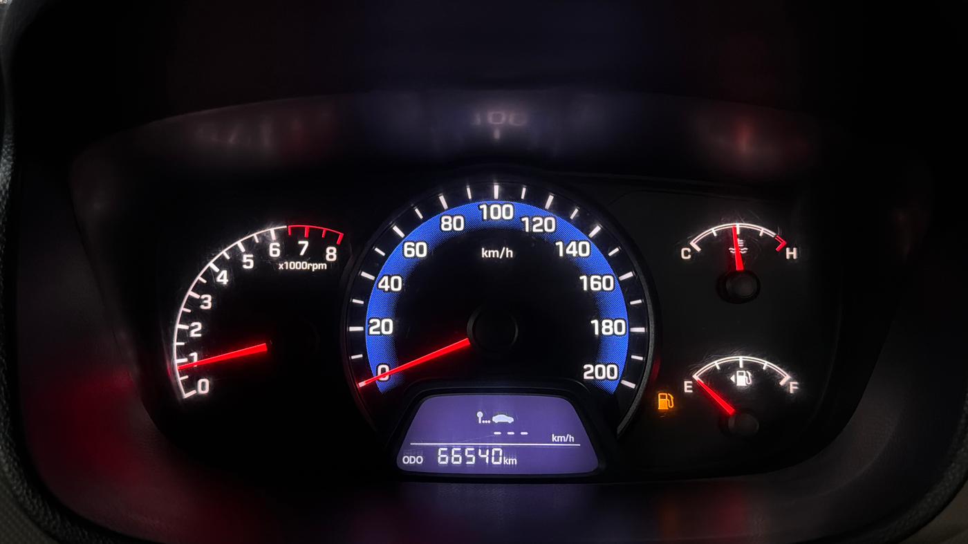 2017 Hyundai Xcent E+, Petrol, Manual, 66,534 km, Odometer Image