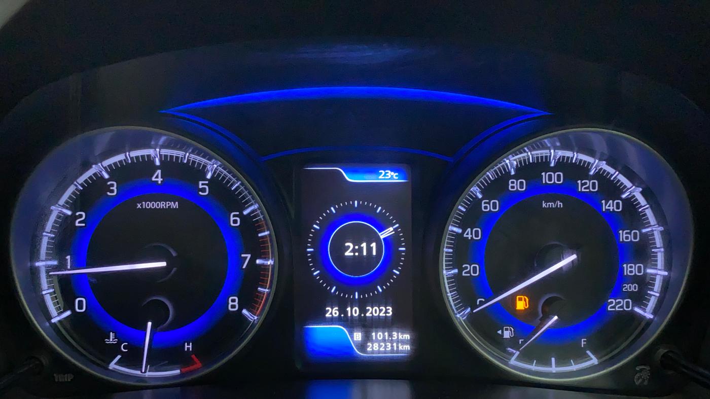 2017 Maruti Baleno ALPHA PETROL 1.2, Petrol, Manual, 28,328 km, Odometer Image