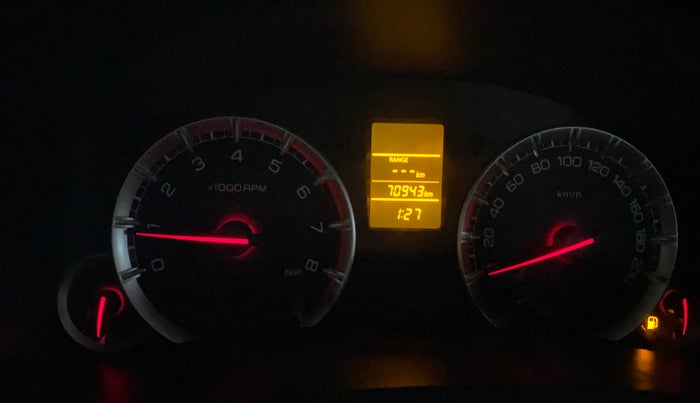 2015 Maruti Swift Dzire VXI, Petrol, Manual, 70,934 km, Odometer Image
