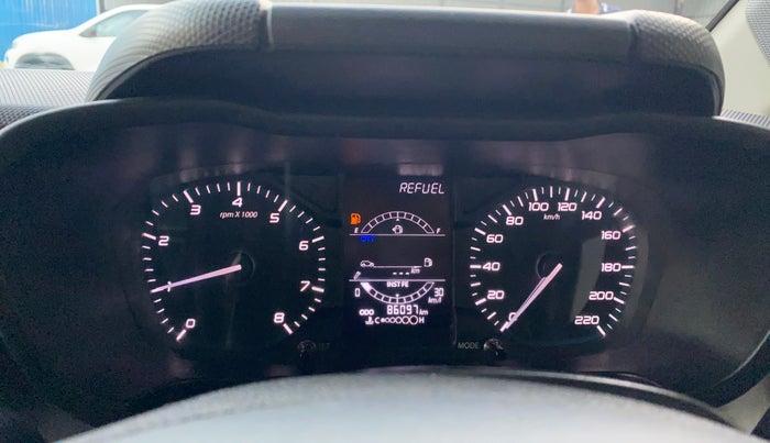 2021 Tata ALTROZ XZ PETROL, Petrol, Manual, 86,060 km, Odometer Image