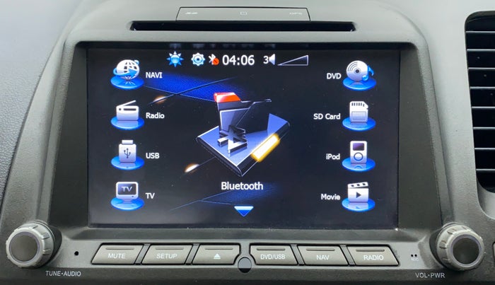 2012 Honda Civic 1.8V AT SUN ROOF, Petrol, Automatic, 93,162 km, Infotainment System