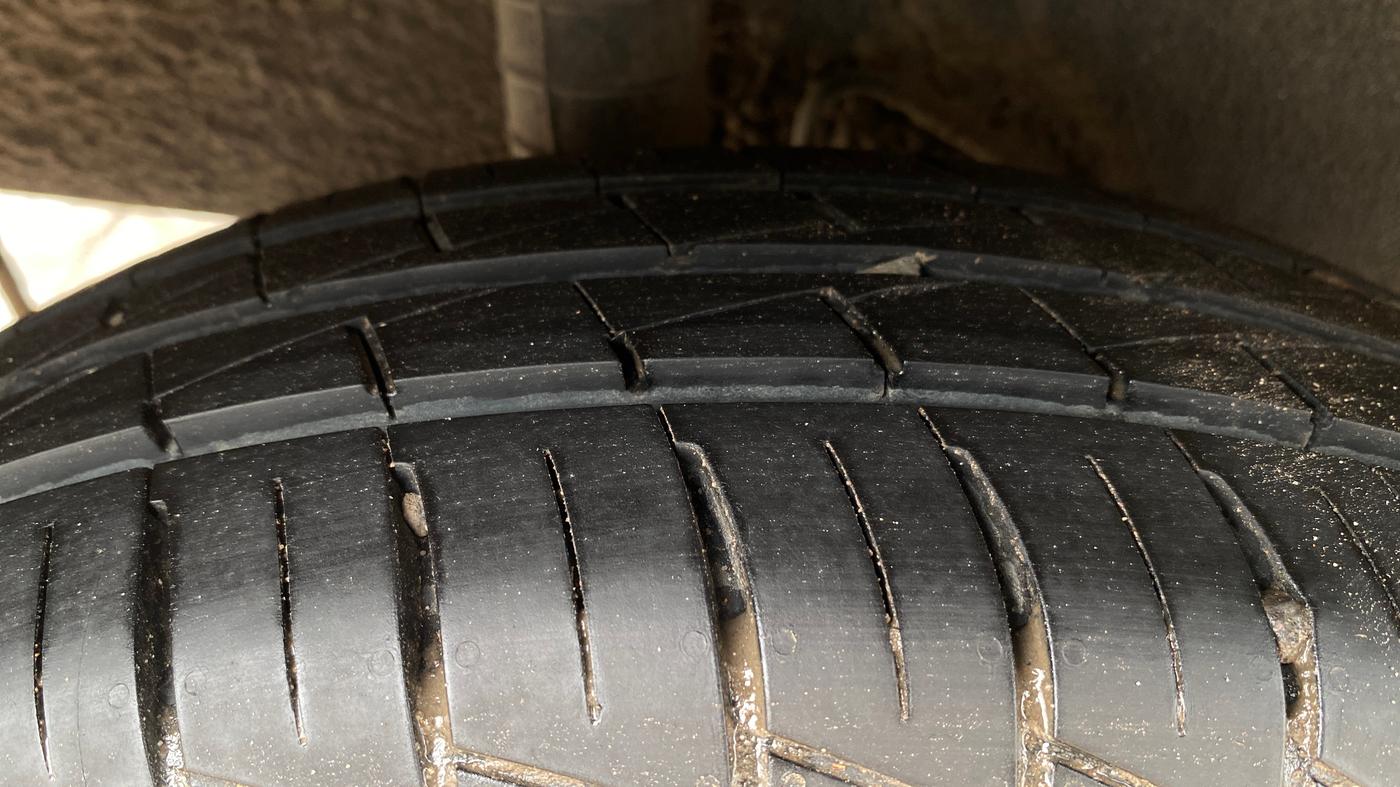 2018 Datsun Go T, Petrol, Manual, 57,259 km, Right Rear Tyre Tread