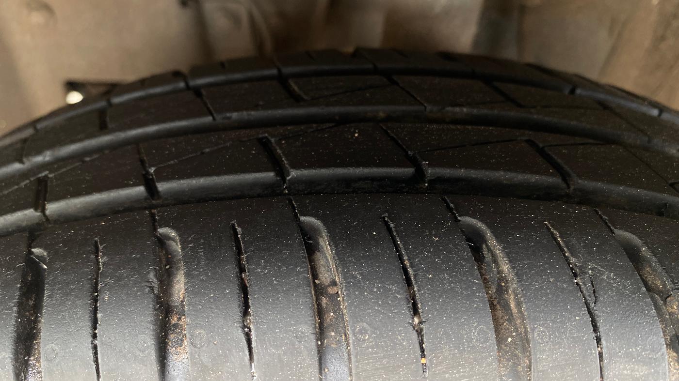 2018 Datsun Go T, Petrol, Manual, 57,259 km, Left Front Tyre Tread