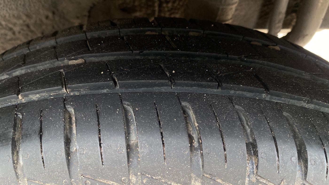 2018 Datsun Go T, Petrol, Manual, 57,259 km, Left Rear Tyre Tread