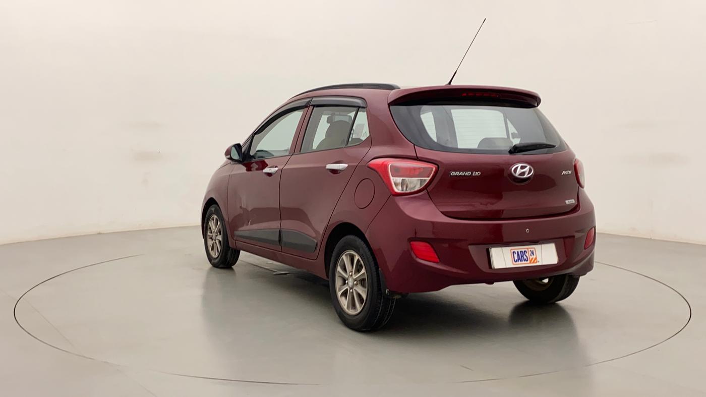 2016 Hyundai Grand i10 ASTA (O) AT 1.2 KAPPA VTVT, Petrol, Automatic, 97,207 km, Left Back Diagonal