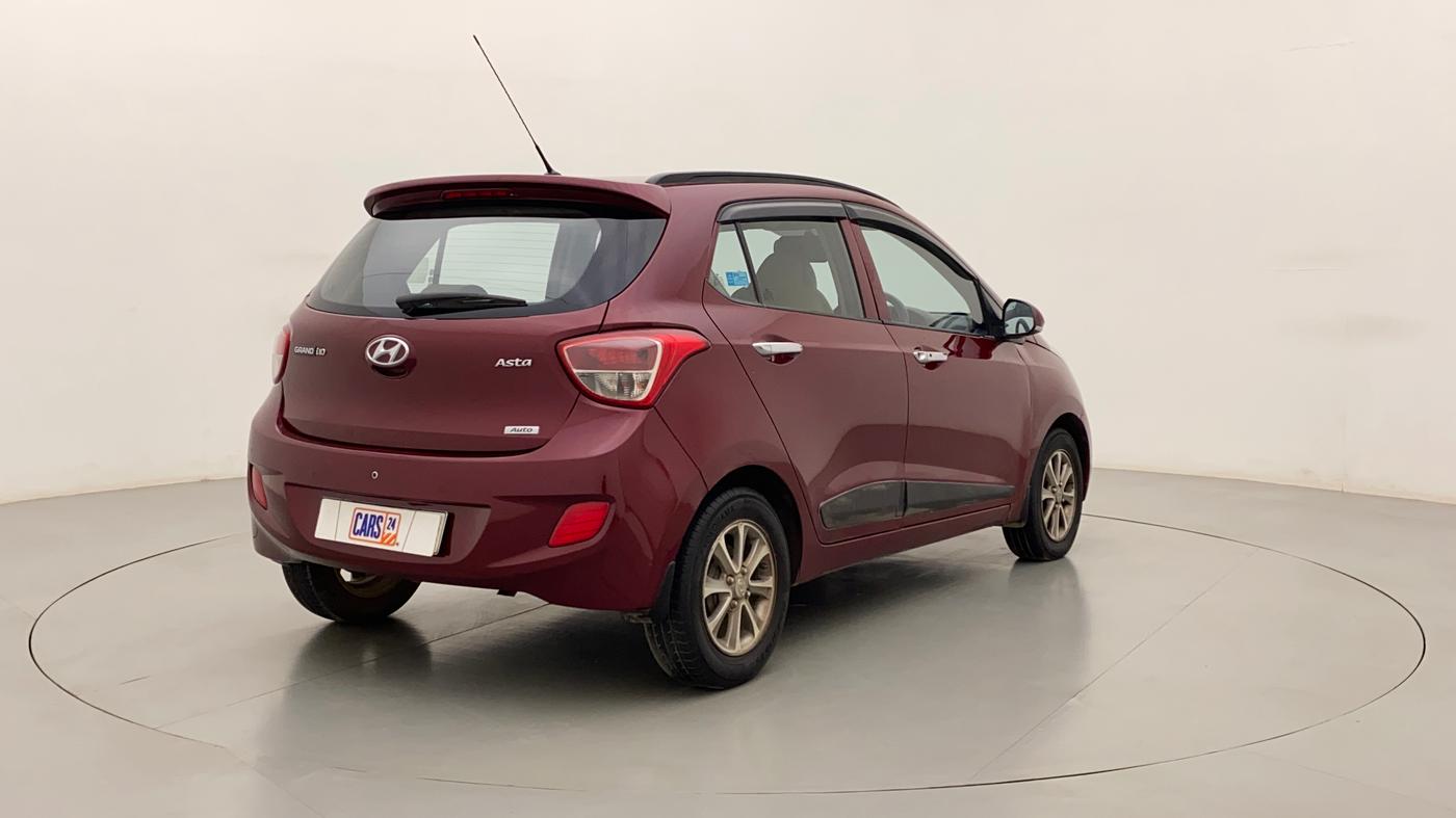 2016 Hyundai Grand i10 ASTA (O) AT 1.2 KAPPA VTVT, Petrol, Automatic, 97,207 km, Right Back Diagonal