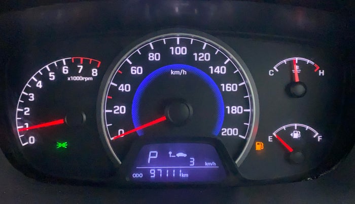 2016 Hyundai Grand i10 ASTA (O) AT 1.2 KAPPA VTVT, Petrol, Automatic, 97,207 km, Odometer Image