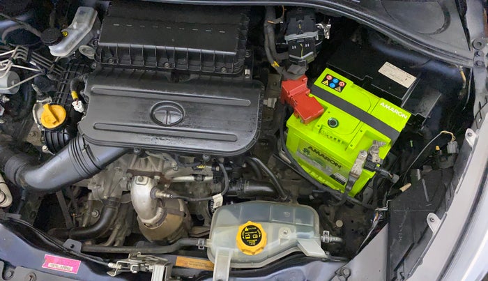 2022 Tata TIGOR XZA PLUS PETROL, Petrol, Automatic, 28,955 km, Engine View - Left