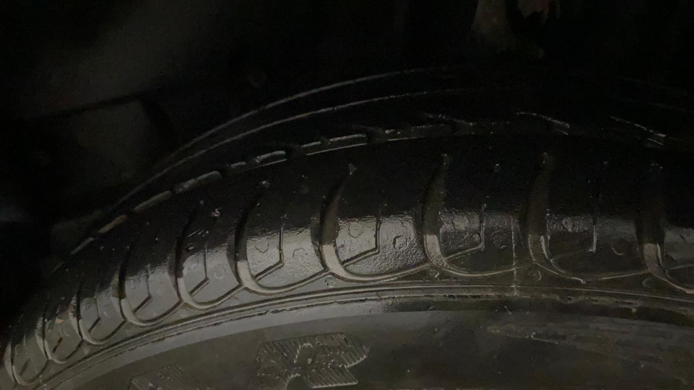 2022 Tata TIGOR XZA PLUS PETROL, Petrol, Automatic, 28,955 km, Left Rear Tyre Tread