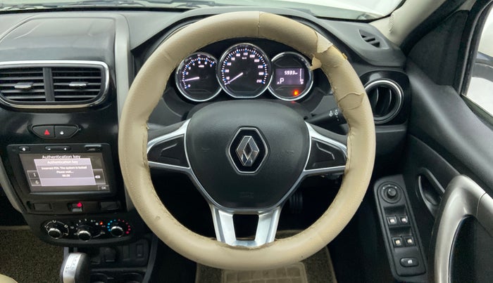 2019 Renault Duster RXS CVT, Petrol, Automatic, 7,255 km, Steering Wheel Close Up