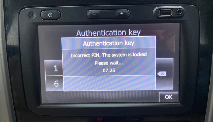 2019 Renault Duster RXS CVT, Petrol, Automatic, 7,255 km, Infotainment System