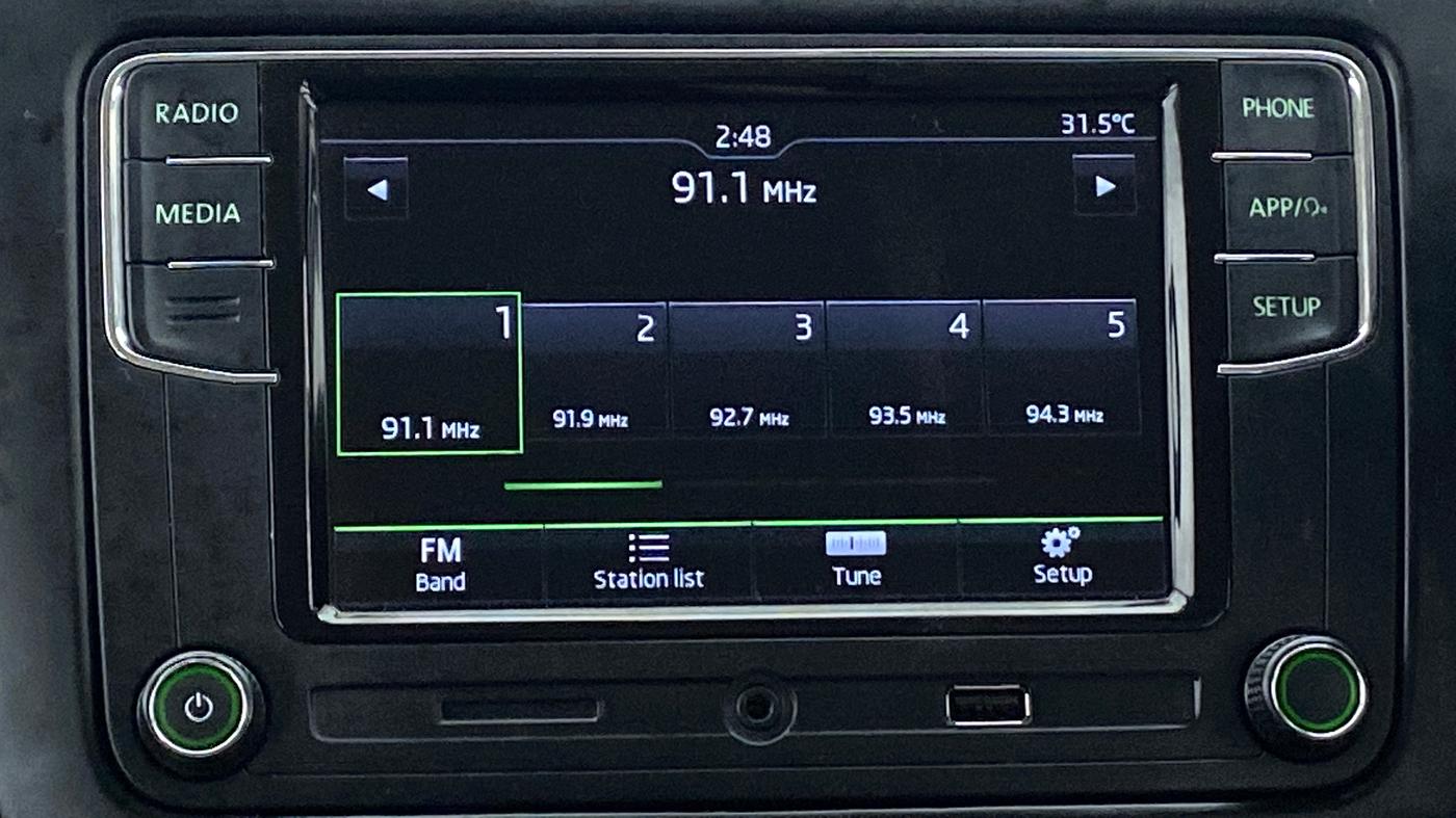 2020 Skoda Rapid 1.0 AMBITION TSI MT, Petrol, Manual, 12,245 km, Infotainment System