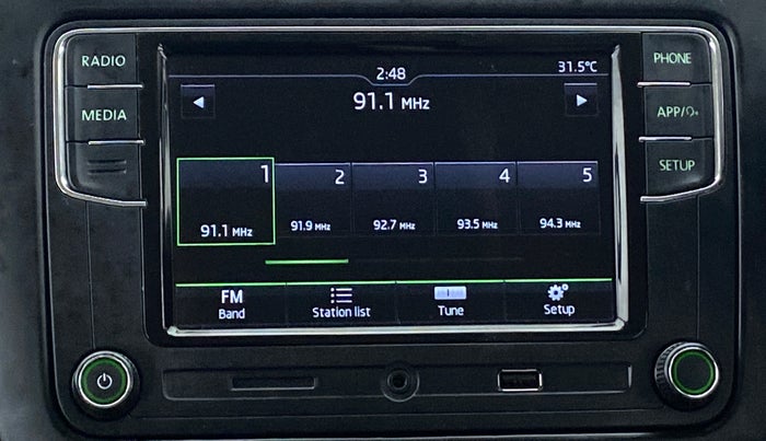 2020 Skoda Rapid 1.0 AMBITION TSI MT, Petrol, Manual, 12,245 km, Infotainment System