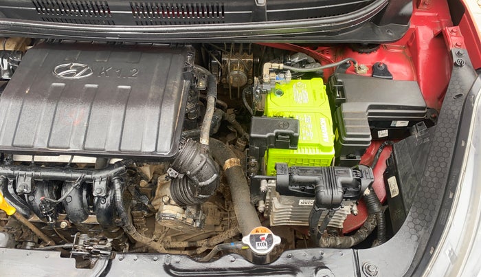 2021 Hyundai GRAND I10 NIOS SPORTZ AMT 1.2 KAPPA VTVT, Petrol, Automatic, 32,935 km, Engine View - Left