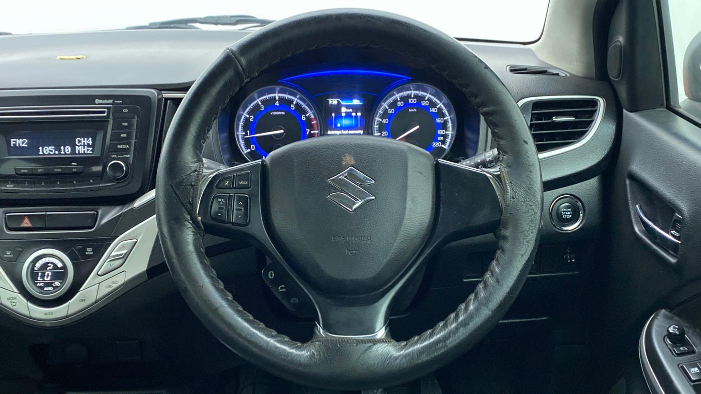 2016 Maruti Baleno ZETA 1.2 K12, Petrol, Manual, 57,076 km, Steering Wheel Close Up