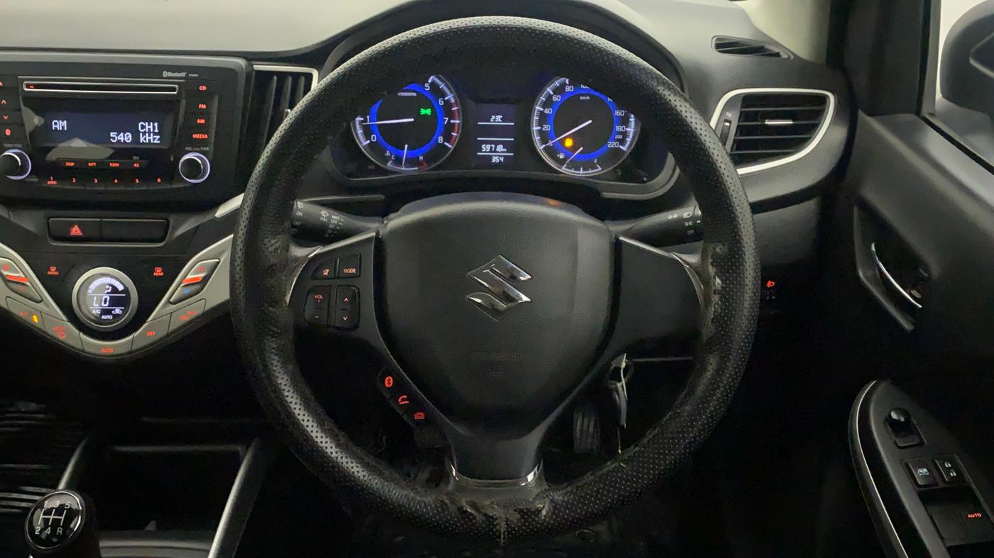 2016 Maruti Baleno DELTA PETROL 1.2, Petrol, Manual, 59,679 km, Steering Wheel Close Up