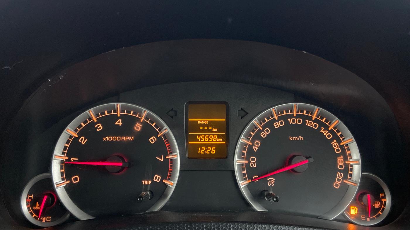 2017 Maruti Swift VXI, Petrol, Manual, 45,696 km, Odometer Image