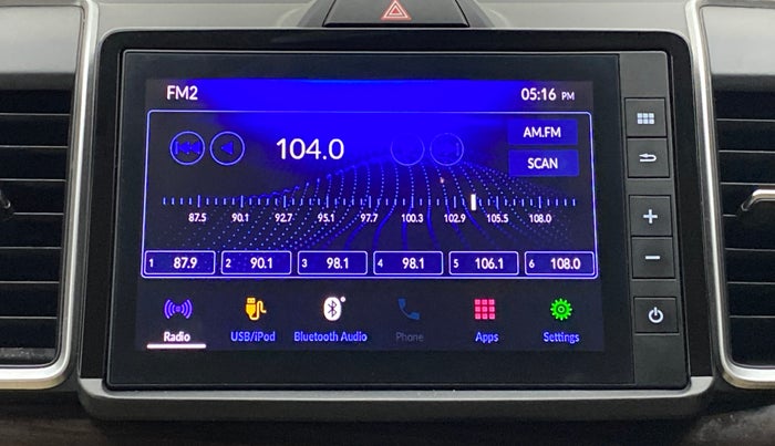 2020 Honda City ZX CVT, Petrol, Automatic, 13,505 km, Infotainment System