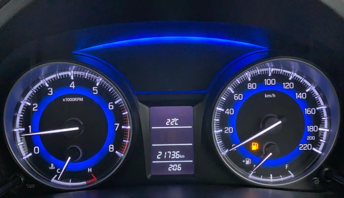 2021 Maruti Baleno DELTA PETROL 1.2, Petrol, Manual, 21,736 km, Odometer Image