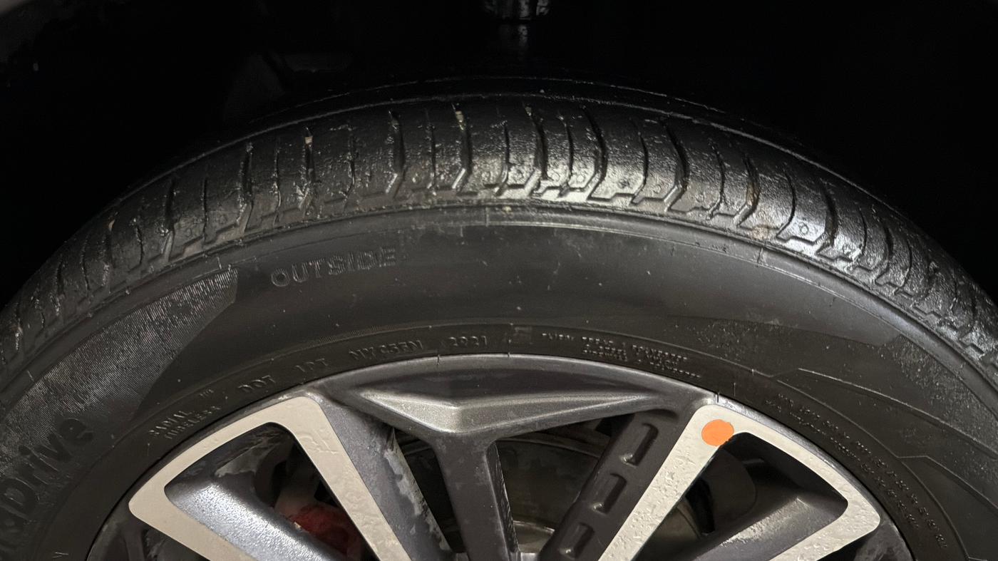 2021 Hyundai NEW I20 N LINE N6 1.0 TURBO GDI IMT, Petrol, Manual, 67,097 km, Left Front Tyre Tread