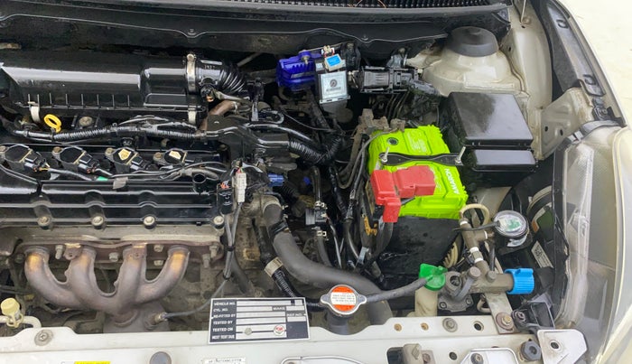 2015 Maruti Baleno ALPHA PETROL 1.2, CNG, Manual, 1,33,150 km, Engine View - Left