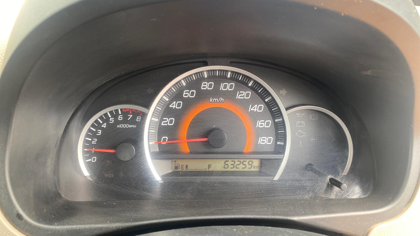 2016 Maruti Wagon R 1.0 VXI, Petrol, Manual, 63,740 km, Odometer Image