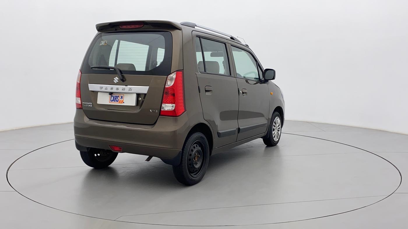 2012 Maruti Wagon R 1.0 VXI, Petrol, Manual, 1,15,662 km, Right Back Diagonal