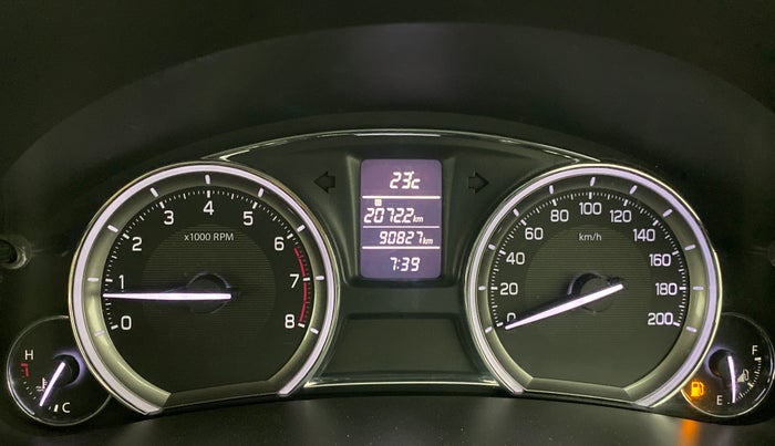 2016 Maruti Ciaz ZXI, Petrol, Manual, 90,894 km, Odometer Image