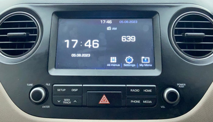 2017 Hyundai Grand i10 SPORTZ (O) 1.2 KAPPA VTVT, Petrol, Manual, 14,990 km, Infotainment System