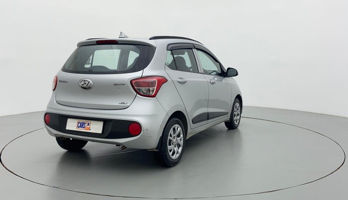 2017 Hyundai Grand i10 SPORTZ (O) 1.2 KAPPA VTVT, Petrol, Manual, 14,990 km, Right Back Diagonal