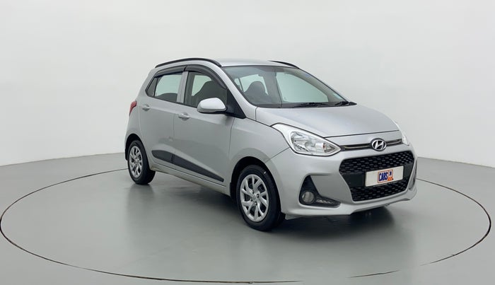 2017 Hyundai Grand i10 SPORTZ (O) 1.2 KAPPA VTVT, Petrol, Manual, 14,990 km, Right Front Diagonal