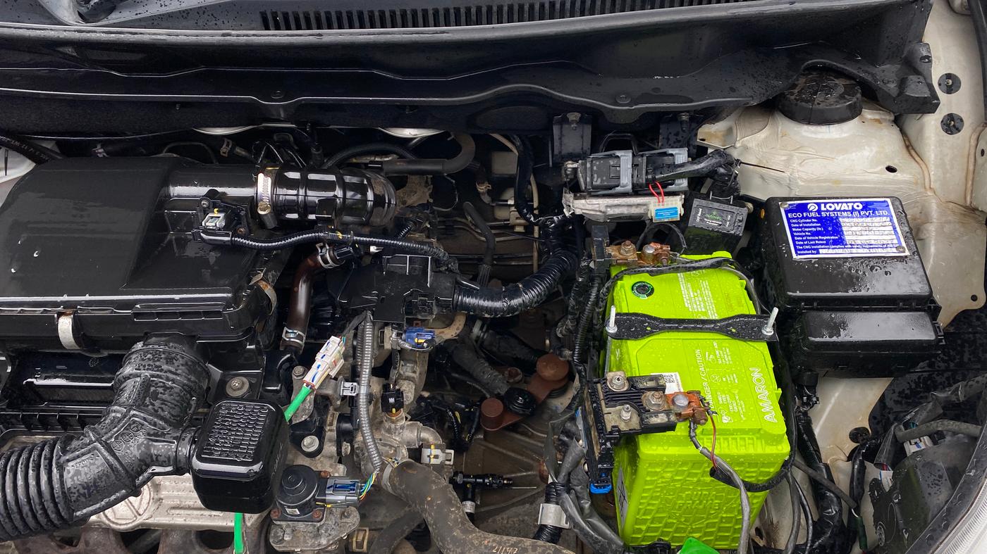 2022 Maruti Ertiga VXI SHVS, CNG, Manual, 84,549 km, Engine View - Left