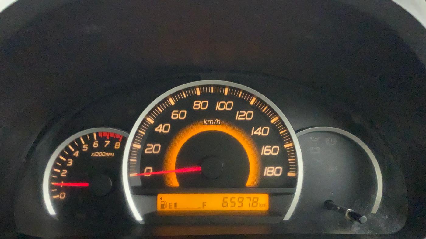 2015 Maruti Wagon R 1.0 VXI, Petrol, Manual, 66,110 km, Odometer Image