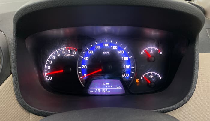 2017 Hyundai Xcent SX 1.2, CNG, Manual, 28,158 km, Odometer Image
