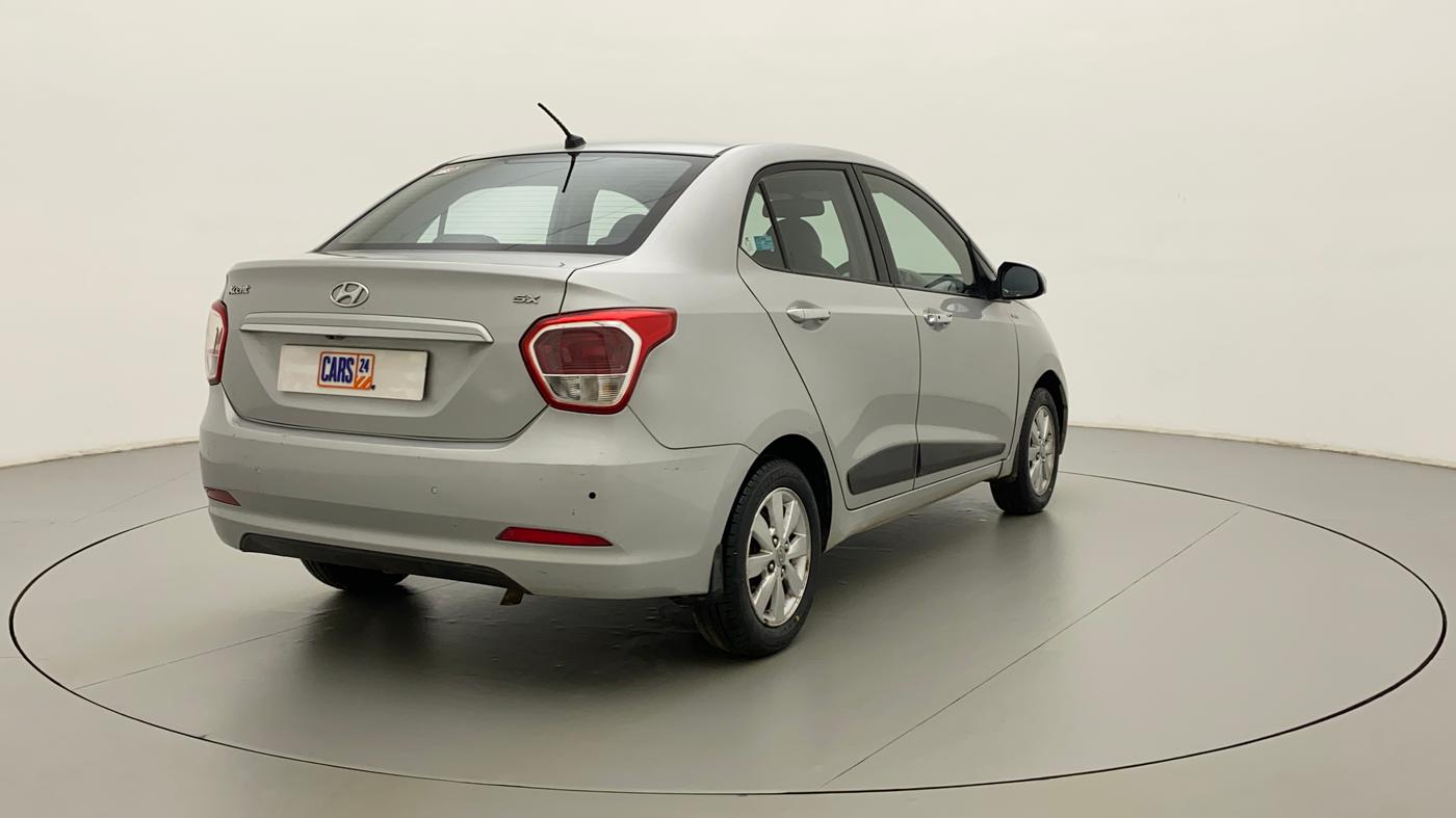 2014 Hyundai Xcent SX 1.2 (O), Petrol, Manual, 43,648 km, Right Back Diagonal