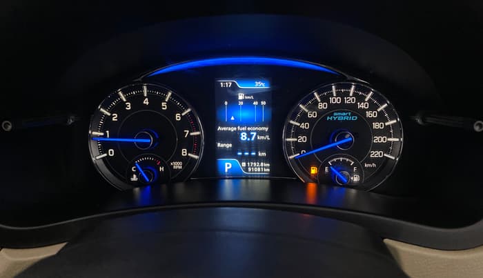 2019 Maruti Ciaz ALPHA  AT 1.5 SHVS PETROL, Petrol, Automatic, 91,080 km, Odometer Image
