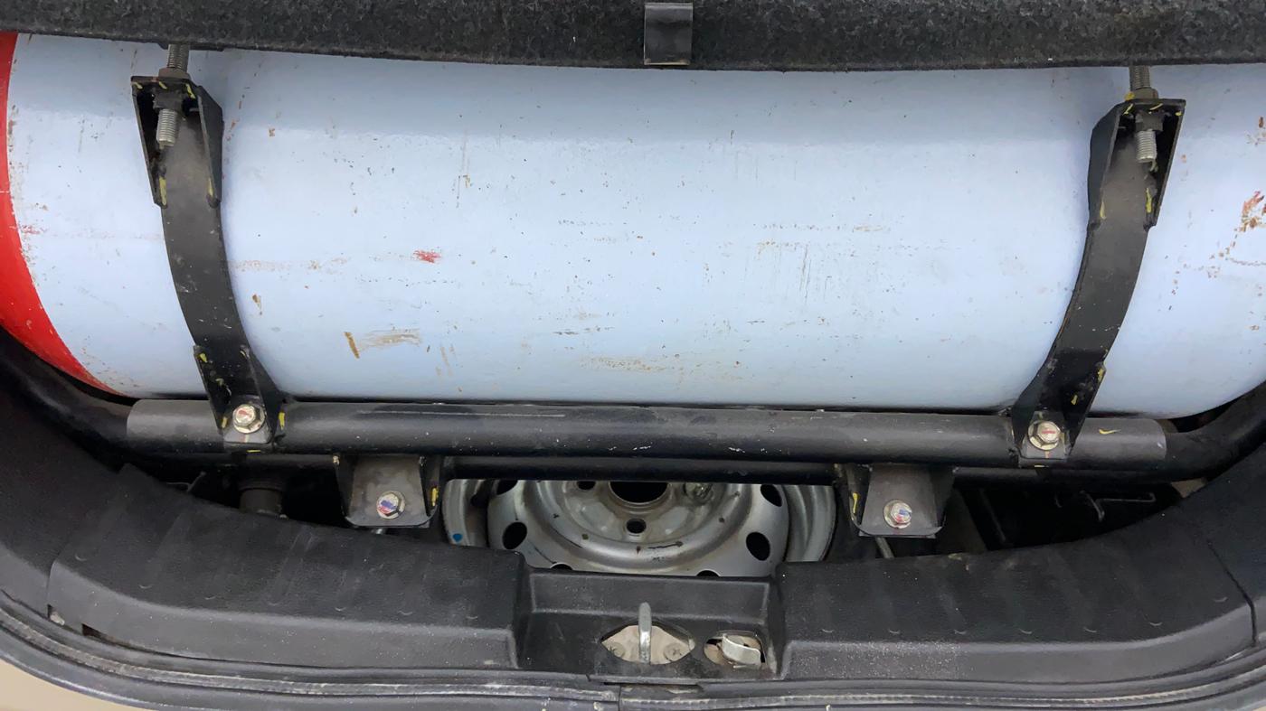 2015 Maruti Wagon R 1.0 LXI CNG, CNG, Manual, 81,322 km, Boot Inside